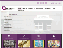 Tablet Screenshot of amarisco.com.au